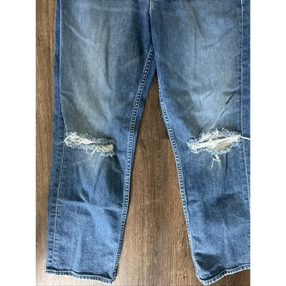 Mother Superior Jeans The Tomcat Playing With Scissors Sz 32 Med Blue Distressed - Picture 4 of 12